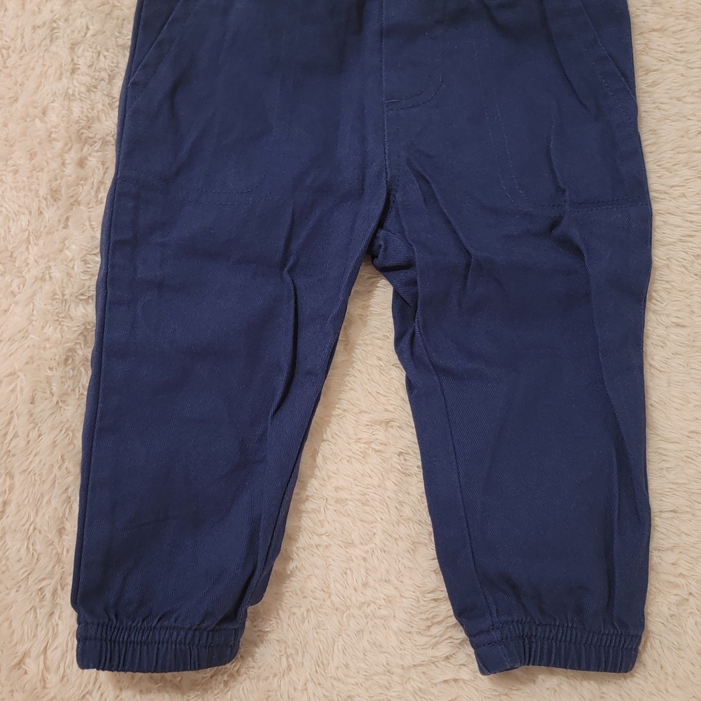 Lightning Bug Navy Joggers 6-9 m